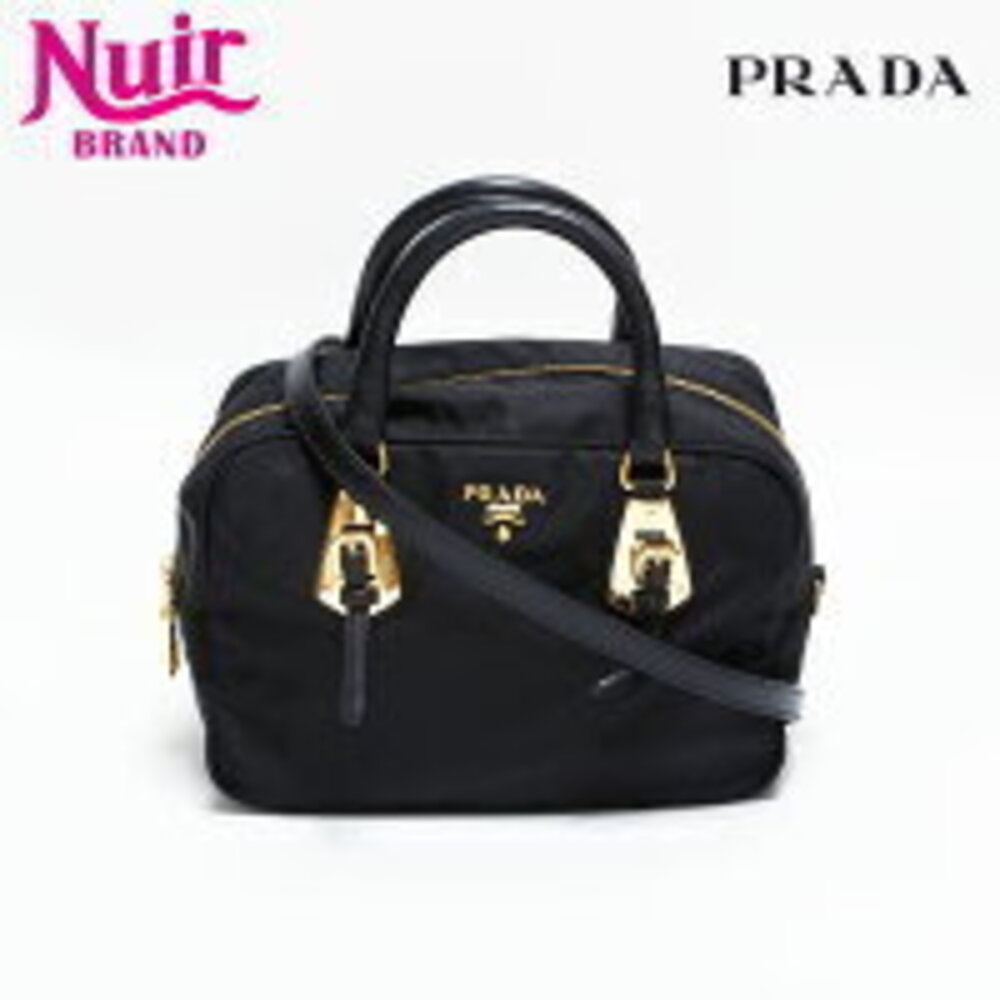 Prada Tessuto Handbag Shoulder Bag black - Picture 1 of 13
